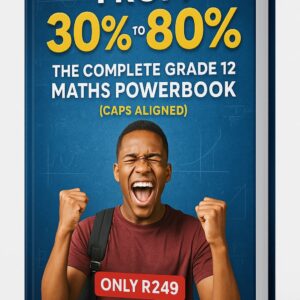 from 30% to 80%: the complete grade 12 maths powerbook (caps aligned)